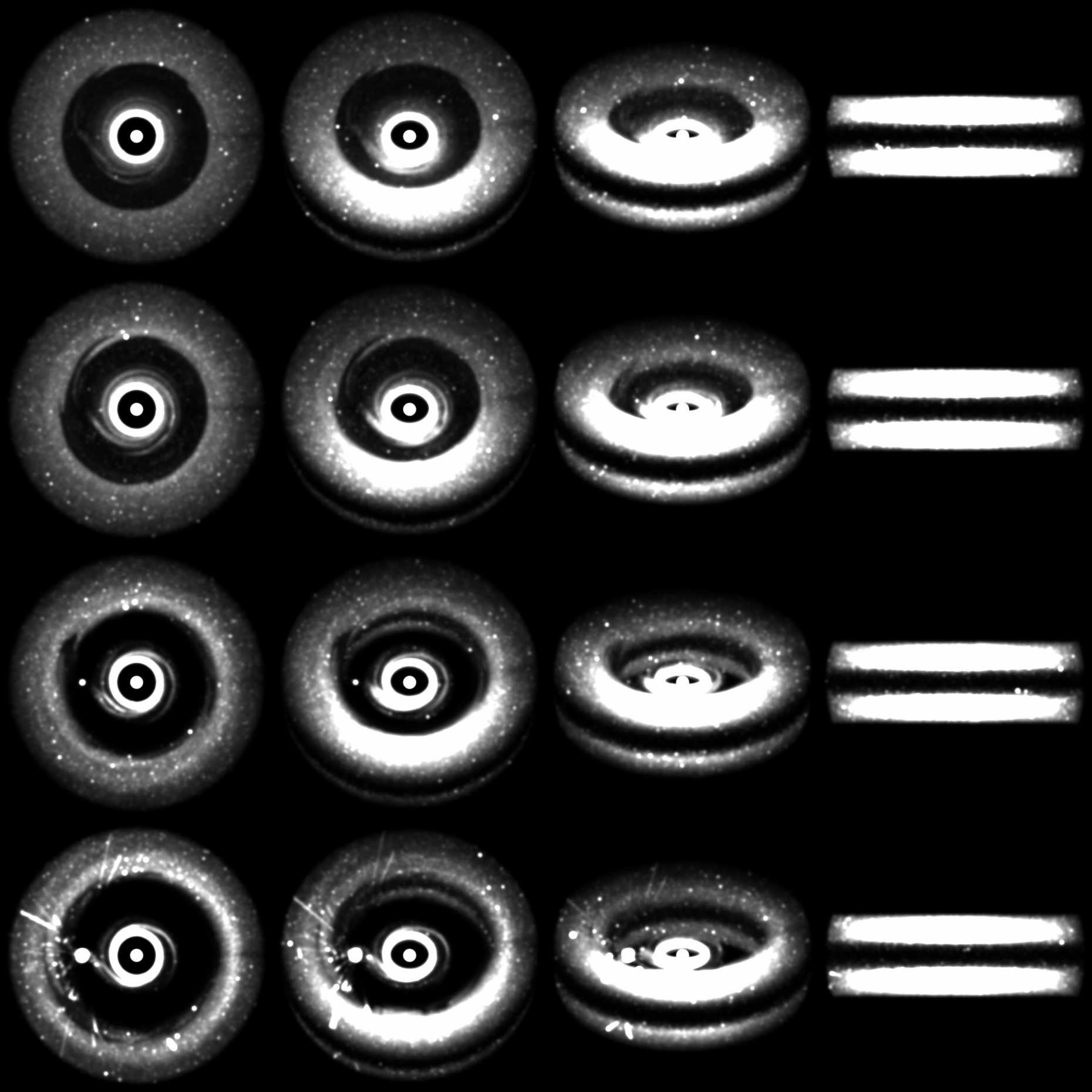 Polarized n-body simulations